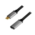 EAN 4052792062250 - LogiLink CUA0105 cable USB USB 3.2 Gen 2 (3.1 Gen 2) 0,5 m USB C Negro, Gris imagen 1