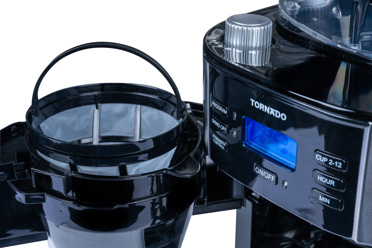Cafetera Tornado Automática Tcm-1025a-Gs / Kaffeevollautomat Acero Y Negro