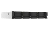 EAN 4711103082249 - QNAP TS-h1887XU-RP NAS Bastidor (2U) Intel Xeon E E-2334 16 GB DDR4 0 TB QuTS hero Negro, Blanco imagen 2