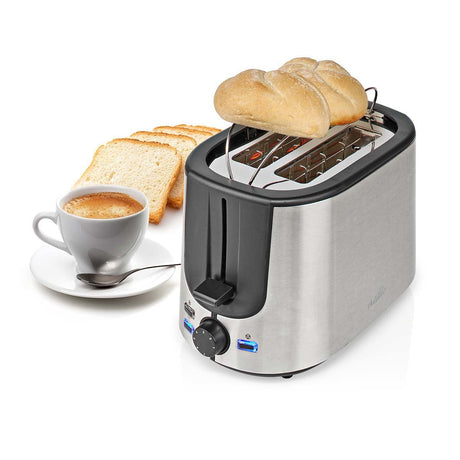 EAN 5412810336272 - Nedis KABT300EAL tostadora 7 2 rebanada(s) 1000 W Aluminio, Negro imagen 11