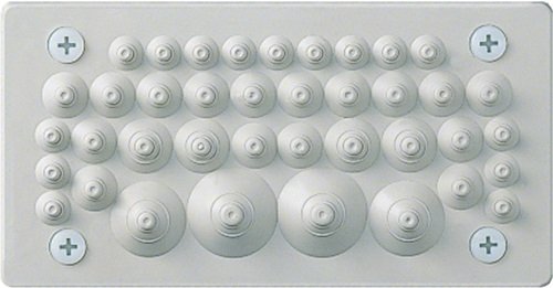 Hager Leitungseinfhrung Univers Fz402 Ip55 Flexibel M.Noppen Zum Ausreien