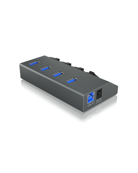 EAN 4250078164883 - ICY BOX IB-HUB1405 USB 3.2 Gen 1 (3.1 Gen 1) Type-B 5000 Mbit/s Antracita imagen 6
