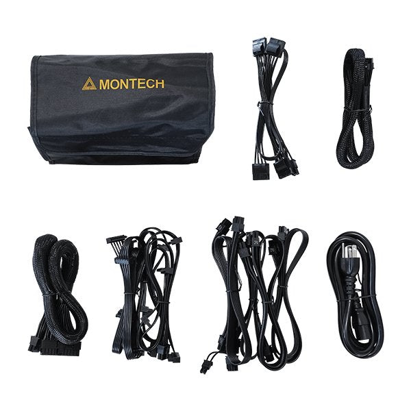 Montech Titan Gold 850w - 80 Plus & Cybenetics Gold Netzteil, Modular, Pcie 5.0 - 850 Watt