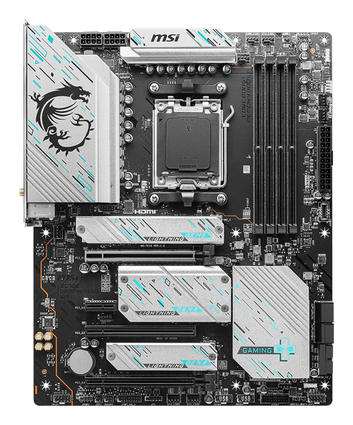 EAN 4711377162913 - MSI X670E GAMING PLUS WIFI placa base AMD X670 Zócalo AM5 ATX imagen 2