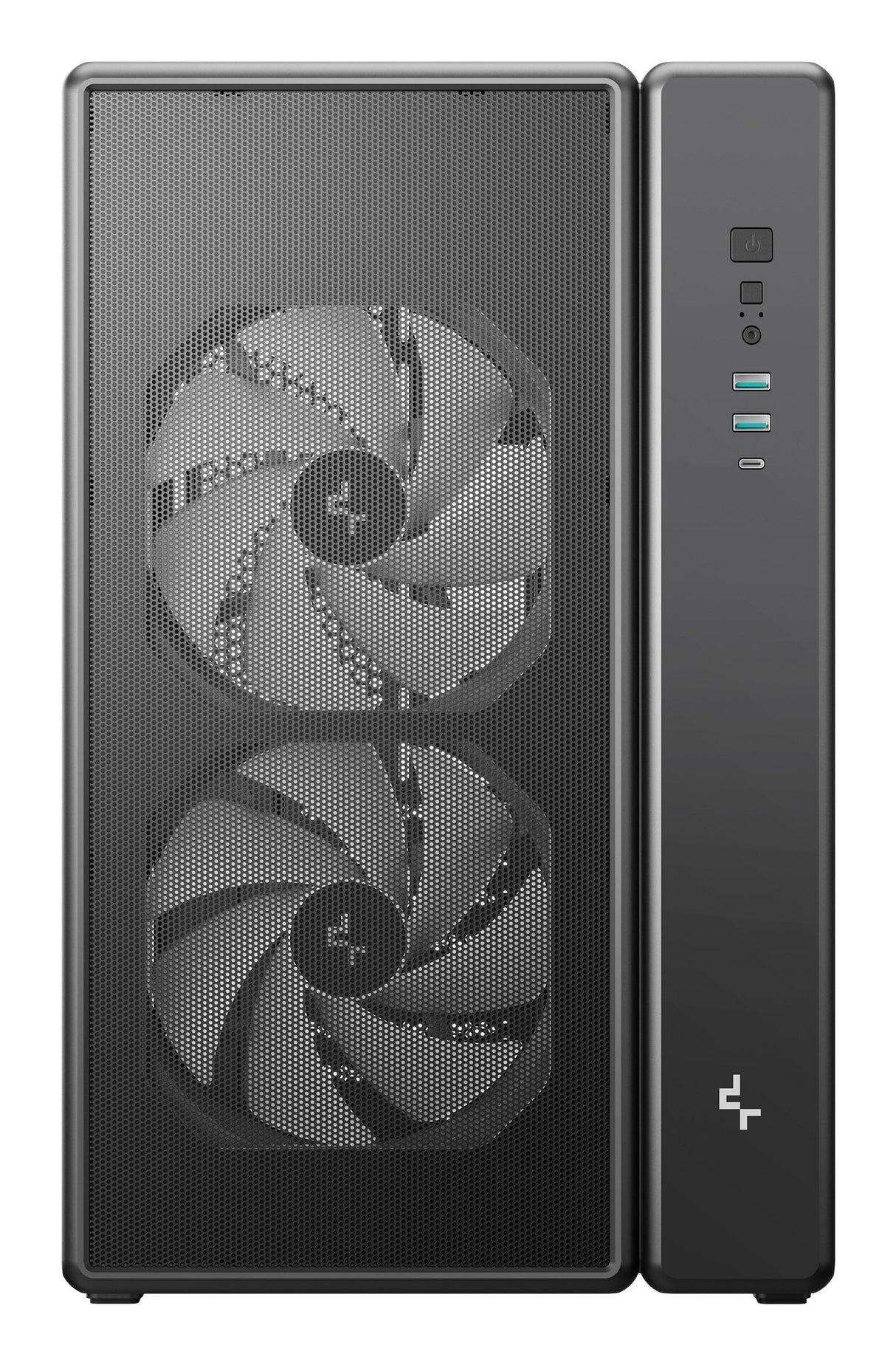 Deepcool Cg590 Mesh 2f Micro Atx Midi Tower Case, Black