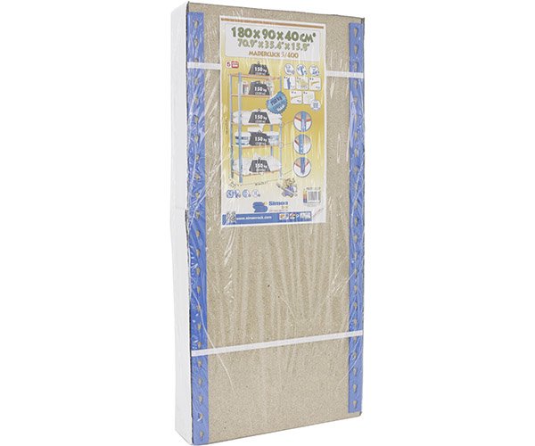 Estanteria Metalica Sin Tornillos Con Aglomerado Maderclick Plus 5/500 Simon Rack