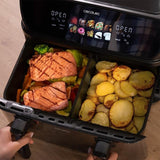 EAN 8435771921728 - Cecotec Cecofry&Grill Duoheat 10000 Doble 10 L Independiente 2800 W Freidora de aire caliente Negro imagen 15