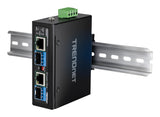 Trendnet 2-Port Indumrial Sfp To Gigabit Poe++ Media Conv.