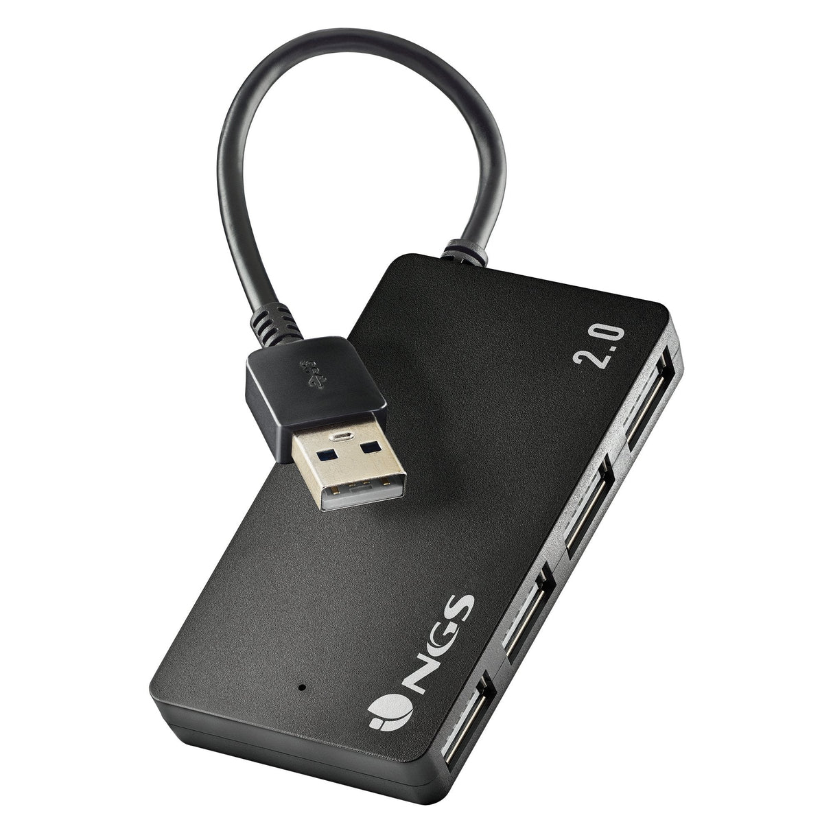 Ngs Ihub4 Tiny Hub Usb 2.0 - 4 Puertos Usb 2.0 - Velocidad Hasta 480mbps