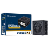 Fuente Alimentacíon Silverstone 750w 80 Plus Gold, Modular, Atx 3.0  Sst-Da750r-Gma