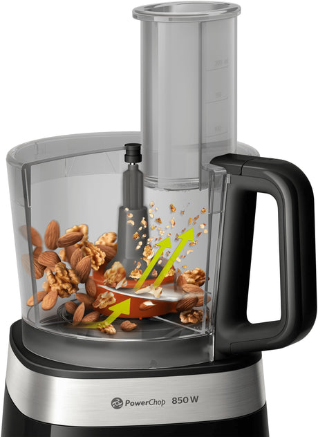 EAN 8710103908401 - Philips Viva Collection HR7530/10 robot de cocina 850 W 2,1 L Negro imagen 4