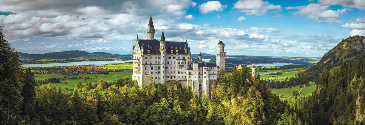 Puzzle Panorama The Neuschwanstein Castle High Quality 1000pzs