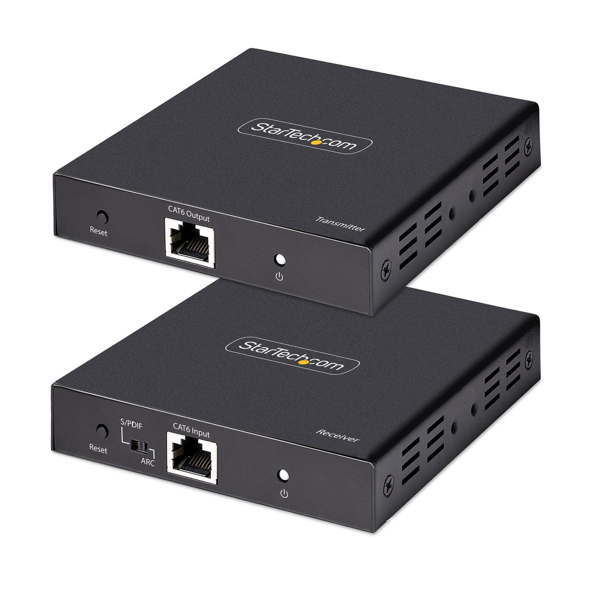 Startech.Com Extensor Hdmi 4k Por Cable Cat5/Cat6 Ethernet - Extensor De Vídeo 4k 60hz Hdr Hasta 70m - Salida De Audio S/Pdif - Juego Kit De Transmisor Y Receptor Hdmi