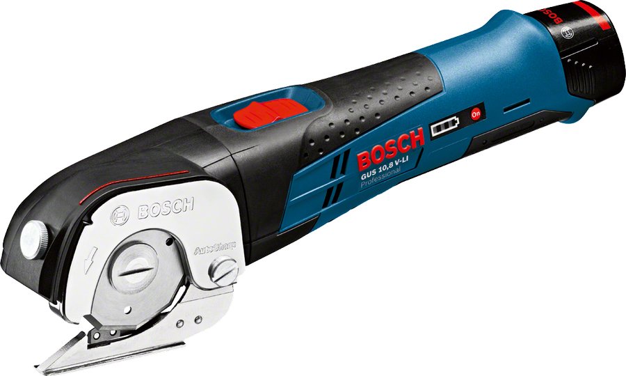 Tijeras Universales Inalámbricas Bosch Professional Gus 12v-300 Professional, Tijeras Eléctricas Azul, Sin Batería Ni Cargador, L-Boxx 06019b2905