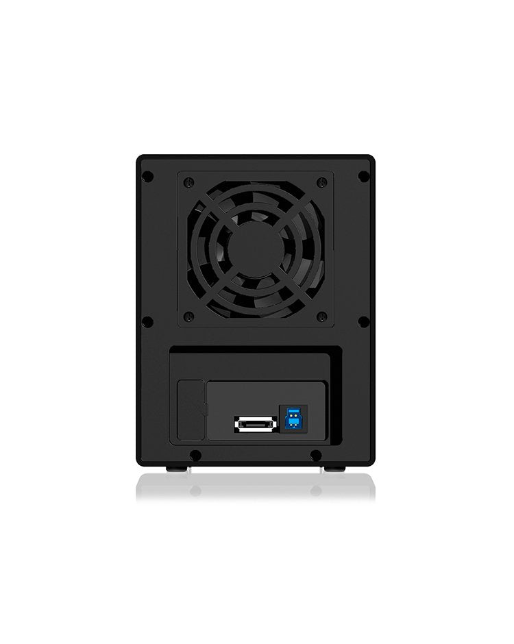 Icy Box Caja Externa Para 4x Discos 3,5 Usb 3.0, Esata, Ib-3640su3 - Negro