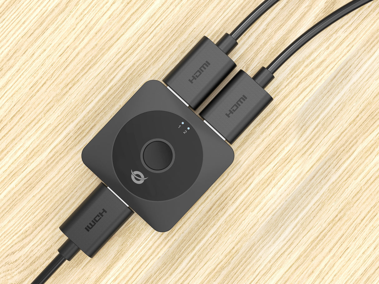 Switch Hdmi 2.0 Conceptronic Bidireccional 2x1 4k 60hz