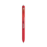 Paper Mate Inkjoy Gel Brillante Bolígrafo Retráctil Punta Media Rojo Caja -12u-