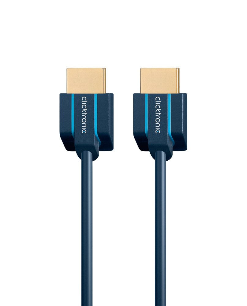 Cable Hdmi A-A  1,00 Metros Ultra-Slim High Speed Hdmi  Uhd 4k @ 60 Hz  Clicktronic Blister Carton