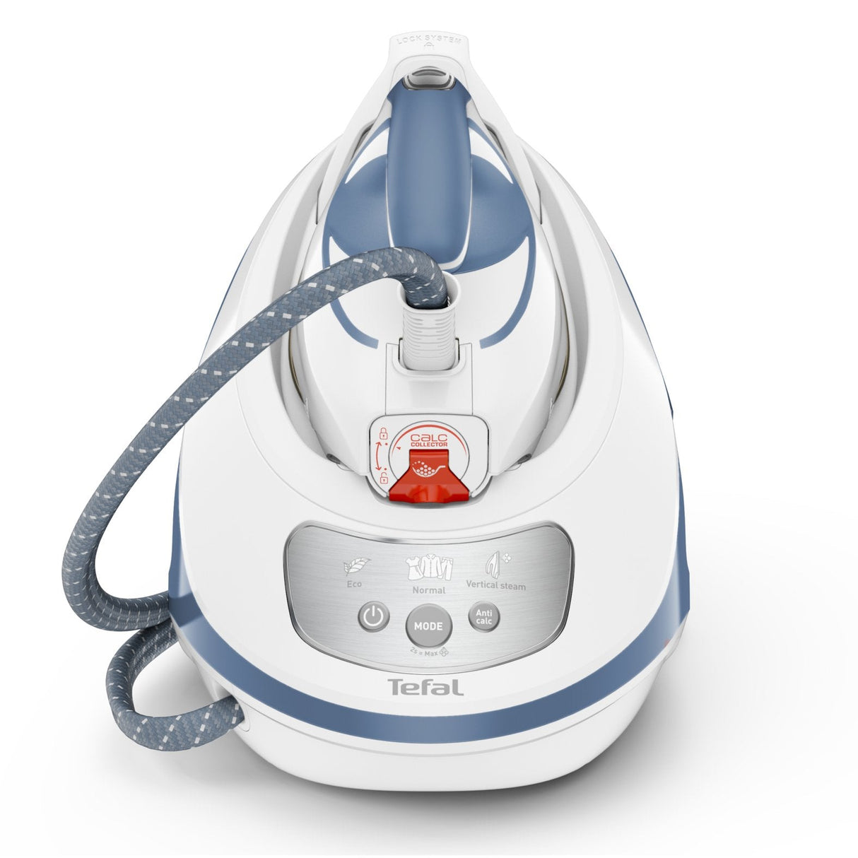 Tefal Express Protect Sv9202e0 Estación Plancha Al Vapor 2800 W 1,8 L Durilium Airglide Autoclean Soleplate Blanco, Azul, Estación De Planchado A Vapor Blanco/Azul, 2800 W, 130 G/Min, Durilium Airglide Autoclean Soleplate, 7,5 Bar, 1,8 L, 5