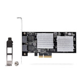 Startech.Com Tarjeta Pci Express Adaptadora De Red Ethernet De 2 Puertos Rj45 - Tarjeta De Red Para Servidores O Pcs - Con Soporte Para Tramas Jumbo - Tarjeta Lan - 10gbase-T - Nbase-T