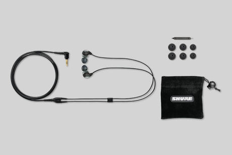 EAN 0042406351430 - Shure SE112-GR Auriculares Alámbrico Dentro de oído Llamadas/Música Negro, Gris imagen 3