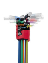 Juego De Llaves Acodadas Wiha En Soporte Ergostar, Destornillador De 9 Piezas 43849