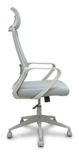 Piqueras Y Crespo Forol Silla Pro534 Gris Respaldo Malla Gris Asiento Tela Gris Base Piramidal Gris Ruedas Nailon