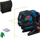 Bosch Professional Láser Combinado A Batería Gcl 12v-50-22 Cg Professional, Láser De Líneas Cruzadas Azul/Negro, Líneas Láser Verdes Y Puntos De Plomada, Incl. Soporte Giratorio Rm 20 0601066s00