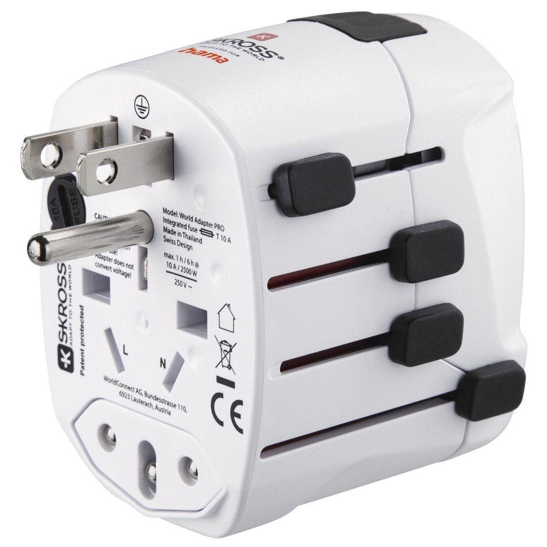 EAN 4047443491381 - Hama World Travel Pro adaptador de enchufe eléctrico Universal Blanco imagen 8