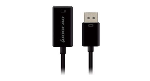 EAN 0881317513311 - iogear GDPHD4KA adaptador de cable de vídeo 0,086 m DisplayPort HDMI tipo A (Estándar) Negro imagen 1