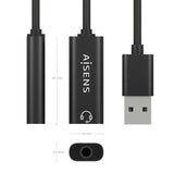 EAN 8436574709810 - AISENS A106-0770 cambiador de género para cable 3.5 mm imagen 3