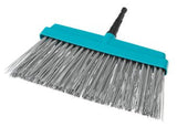 Escoba De Terraza Combisystem Gardena 3609-20 Turquesa / Gris, Sin Mango