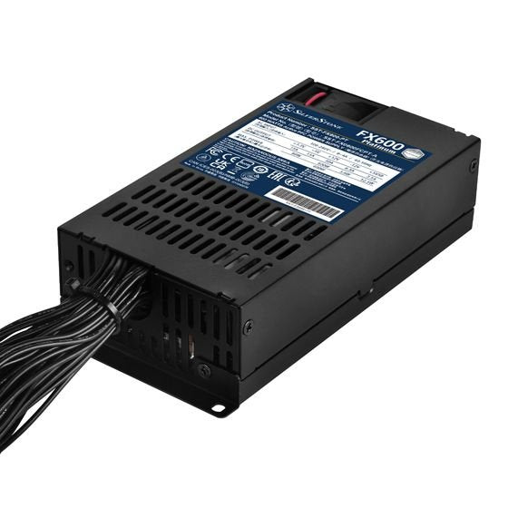 Fuente De Alimentación Para  Silverstone Sst-Fx600-Pt Negra, 2x Pcie, 600 Vatios Sst-Fx600-Pt