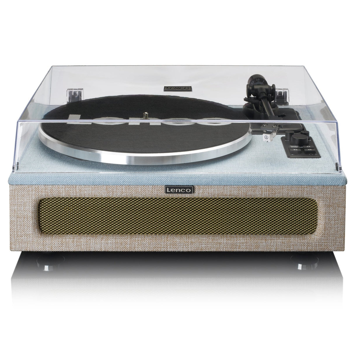 Tocadiscos  Lenco Ls-440  De Tracción Por Correa Azul, Gris Pardo Automático