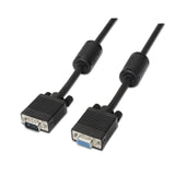 Aisens Cable Svga Con Ferrita - Hdb15/Macho-Hdb15/Hembra - 3m - Negro