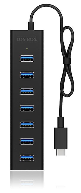 EAN 4250078165897 - ICY BOX IB-HUB1700-C3 USB 3.2 Gen 1 (3.1 Gen 1) Type-C 5000 Mbit/s Negro imagen 2