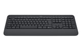 Logitech Signature K650 Teclado Inalámbrico Bluetooth 5.1 Azerty Alemán Grafito