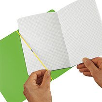 Herlitz 11361540 Cuaderno Y Block A6 40 Hojas Verde, Amarillo
