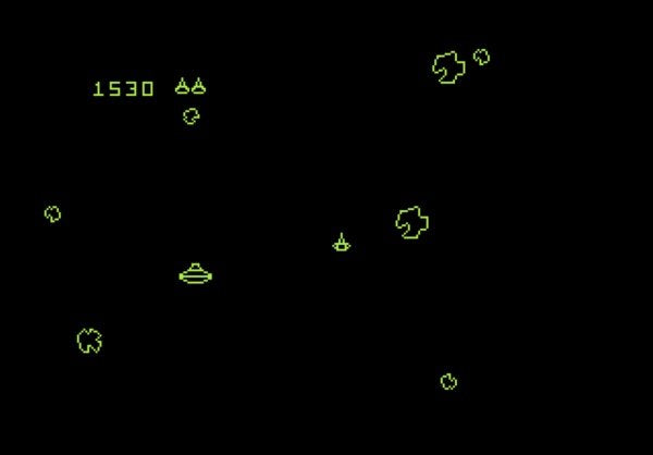 Juego Asteroids Deluxe Retro