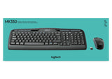 Teclado Ingles Logitech Mk330 Internacional Wireless Combo Unifying P/N:920-003989