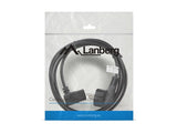Lanberg Cable De Alimentacion Ca-C13c-12cc-0018-Bk Conectores Schuko / Iec320 C13 Acodado 1.8 Metros