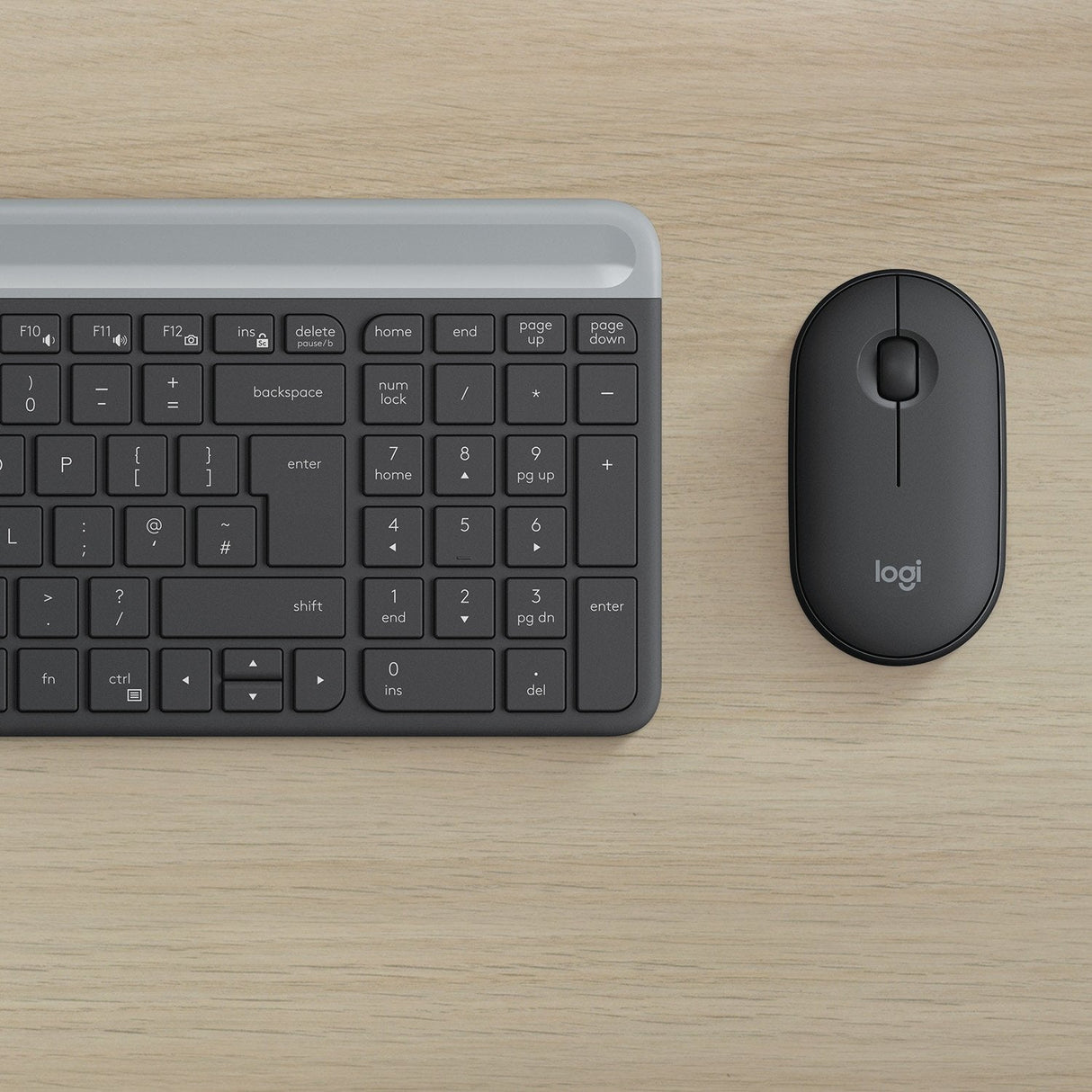 Teclado Belga + Ratón Logitech Mk470 Rf Inalámbrico Azerty Grafito 920-009194