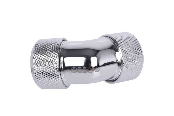 Raccord À 45° À Compresión Para Tube Ø16mm Alphacool Eiszapfen (Plateado)
