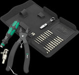 Wera 9532 Juego De Taller Para Remachadora De Cadena, 20 Piezas, Juego De Herramientas Negro/Verde, Incluye Trinquete De Punta Reversible, 1/4" 5136042001