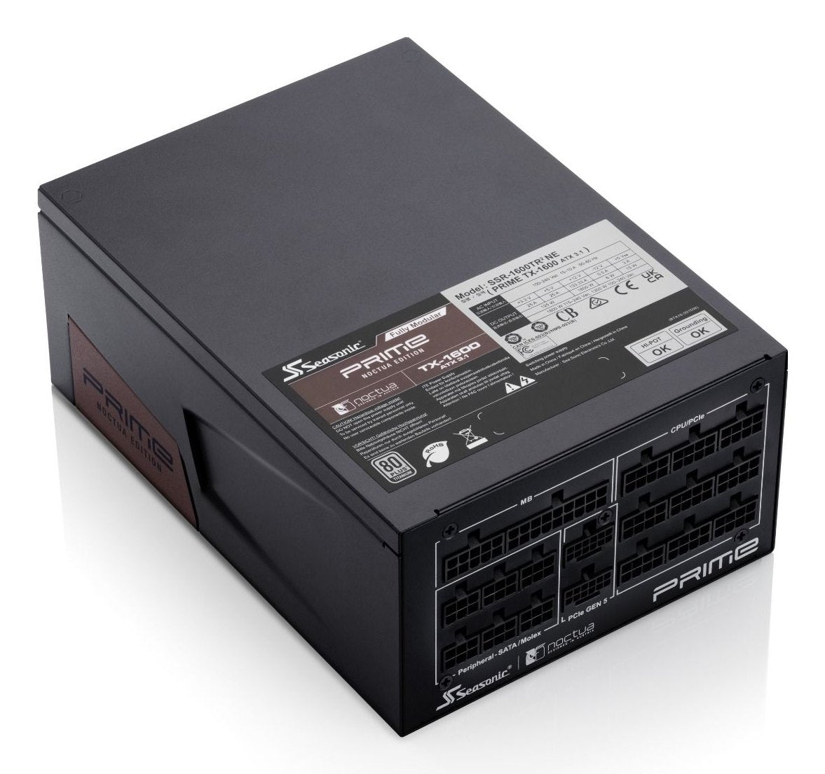 Fuente De Alimentación Seasonic Ss Prime Tx-1600 Eu/Row Negro