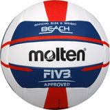 Beach Volleyball Molten V5b5000 Fivb  Synth. Leather Size 5