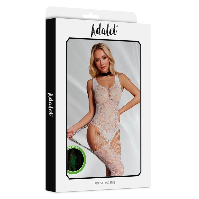 Beatrice Bodystocking Brilla En La Oscuridad Talla Única