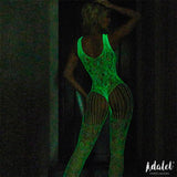 Beatrice Bodystocking Brilla En La Oscuridad Talla Única