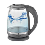 Hervidor De Agua Adler Ad 1286  2 L Gris, Transparente 2200 W