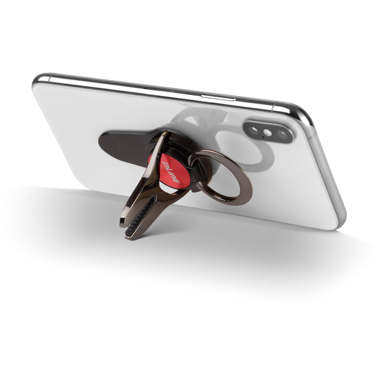 Inline Smartphone 3in1 Smartclip Soporte Para Automóvil, Soporte Para Dedos, Asa Autoadhesiva Para Smartphone